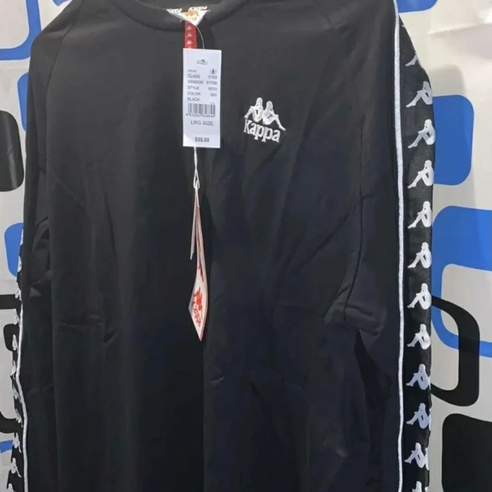 Kappa Black Sweatshirt with Logo - Picture 3 of 4